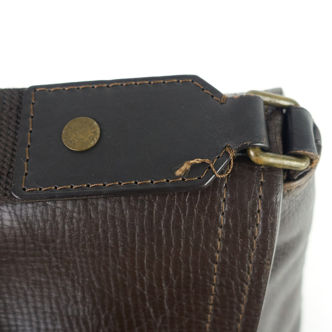 omaha utah leather messenger bag