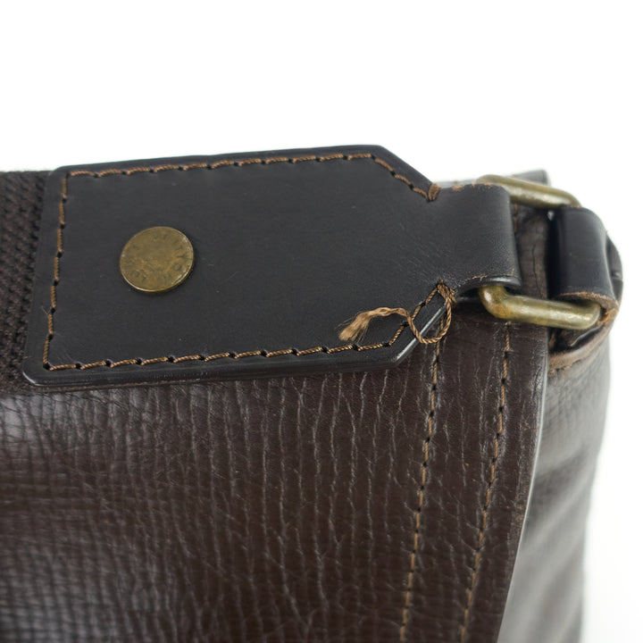 omaha utah leather messenger bag