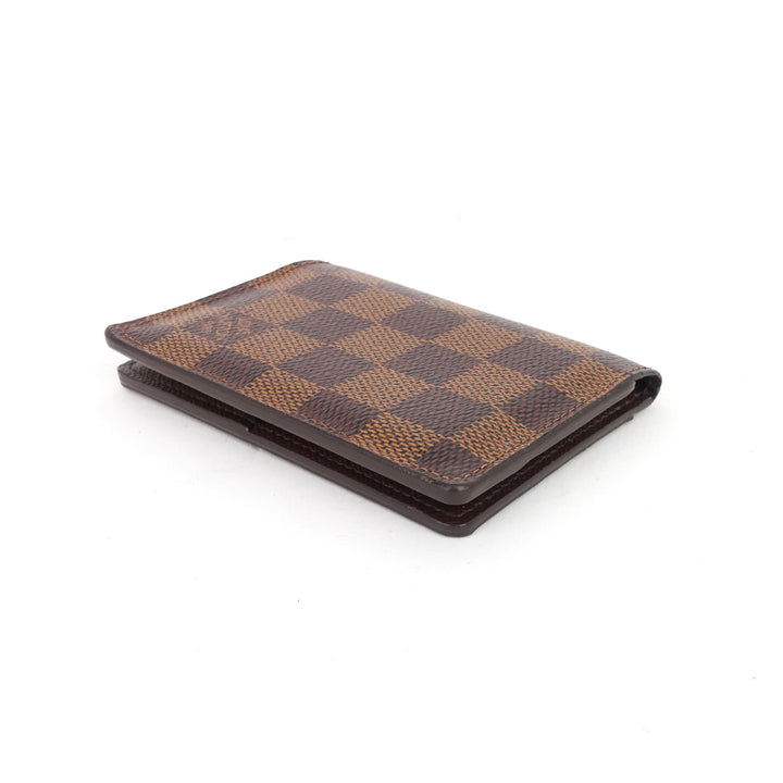 damier ebene canvas pocket organizer
