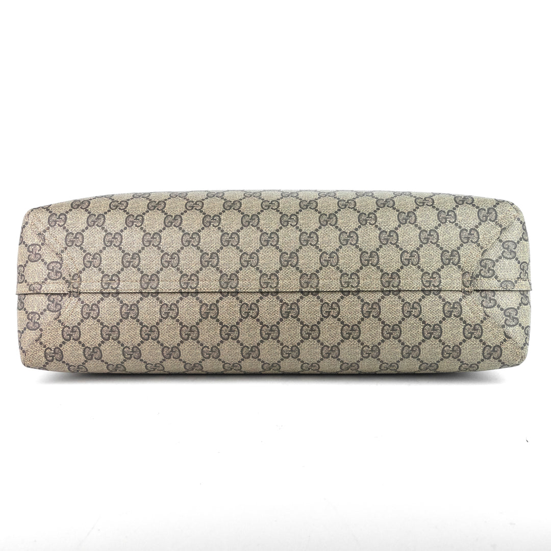 reversible medium gg coated canvas tote bag