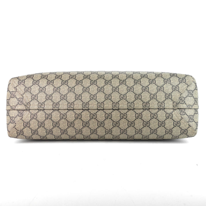 reversible medium gg coated canvas tote bag