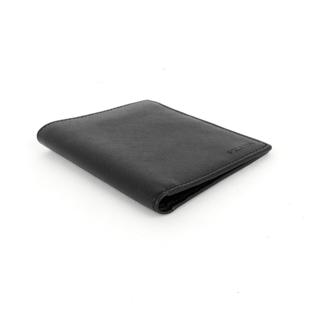 saffiano leather bifold wallet