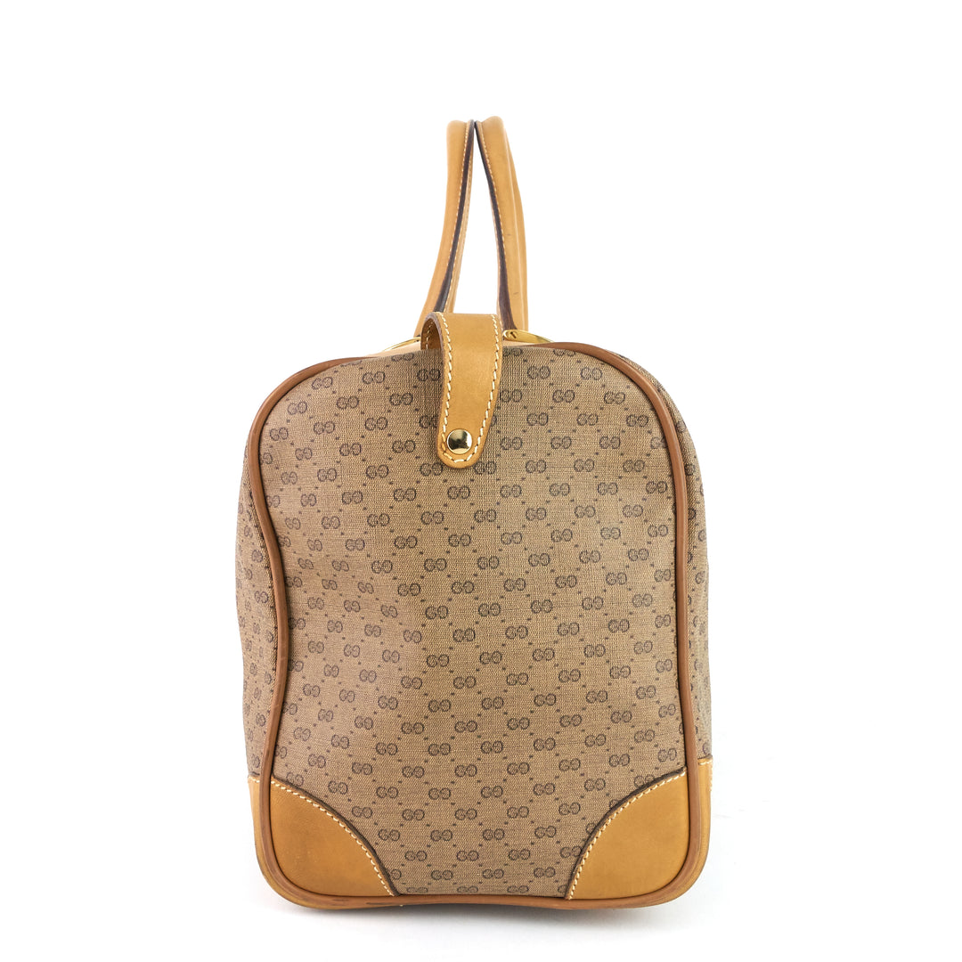 gg coated canvas travel bag