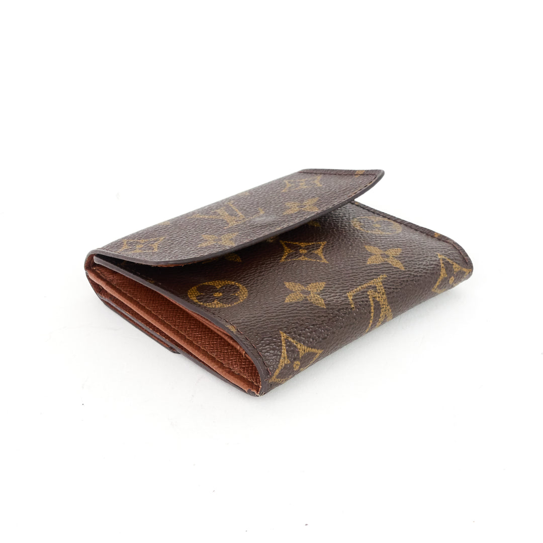 elise monogram canvas wallet