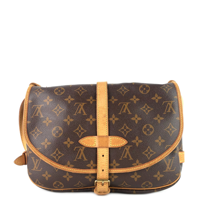 saumur 30 monogram canvas bag