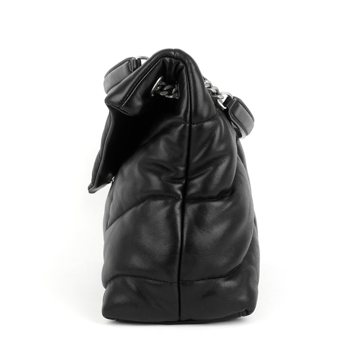loulou puffer medium lambskin leather bag