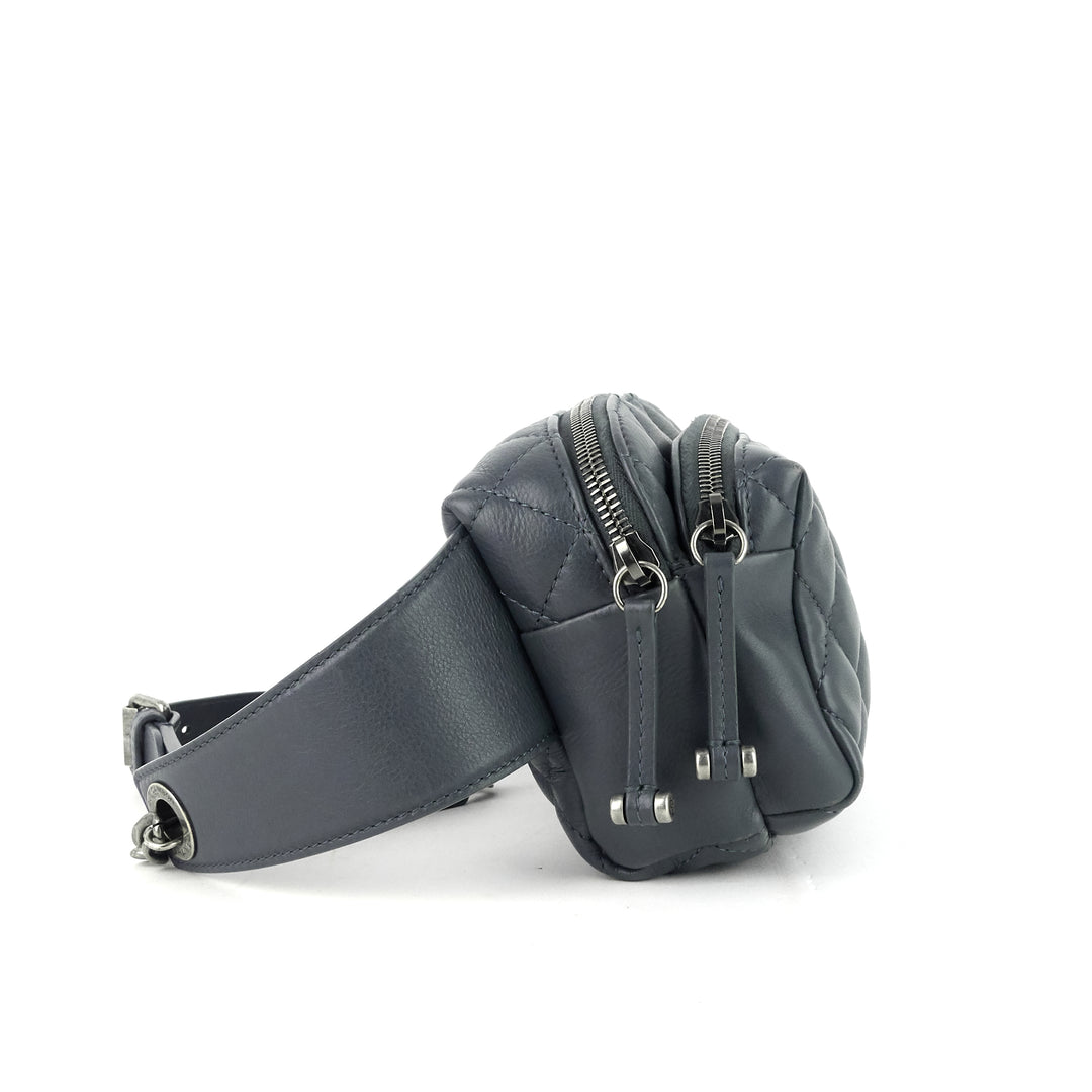calf leather waist bag