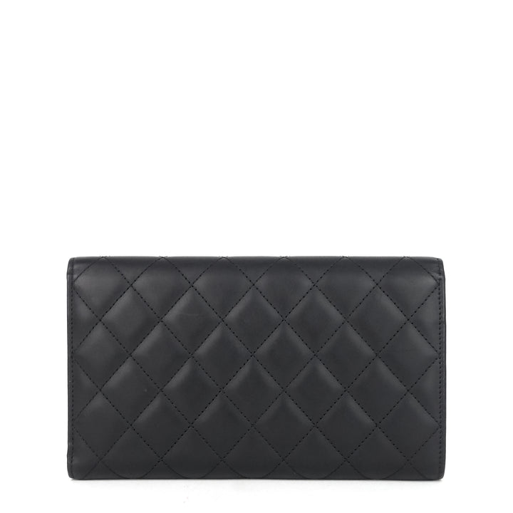 cambon ligne trifold lambskin leather wallet