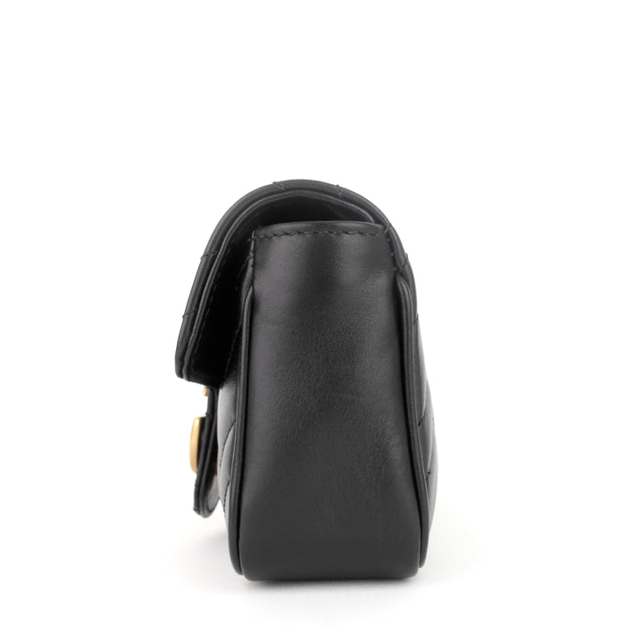 gg marmont super mini matelassé leather bag