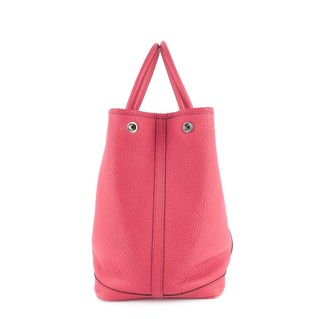 garden party 36 clemence leather tote bag