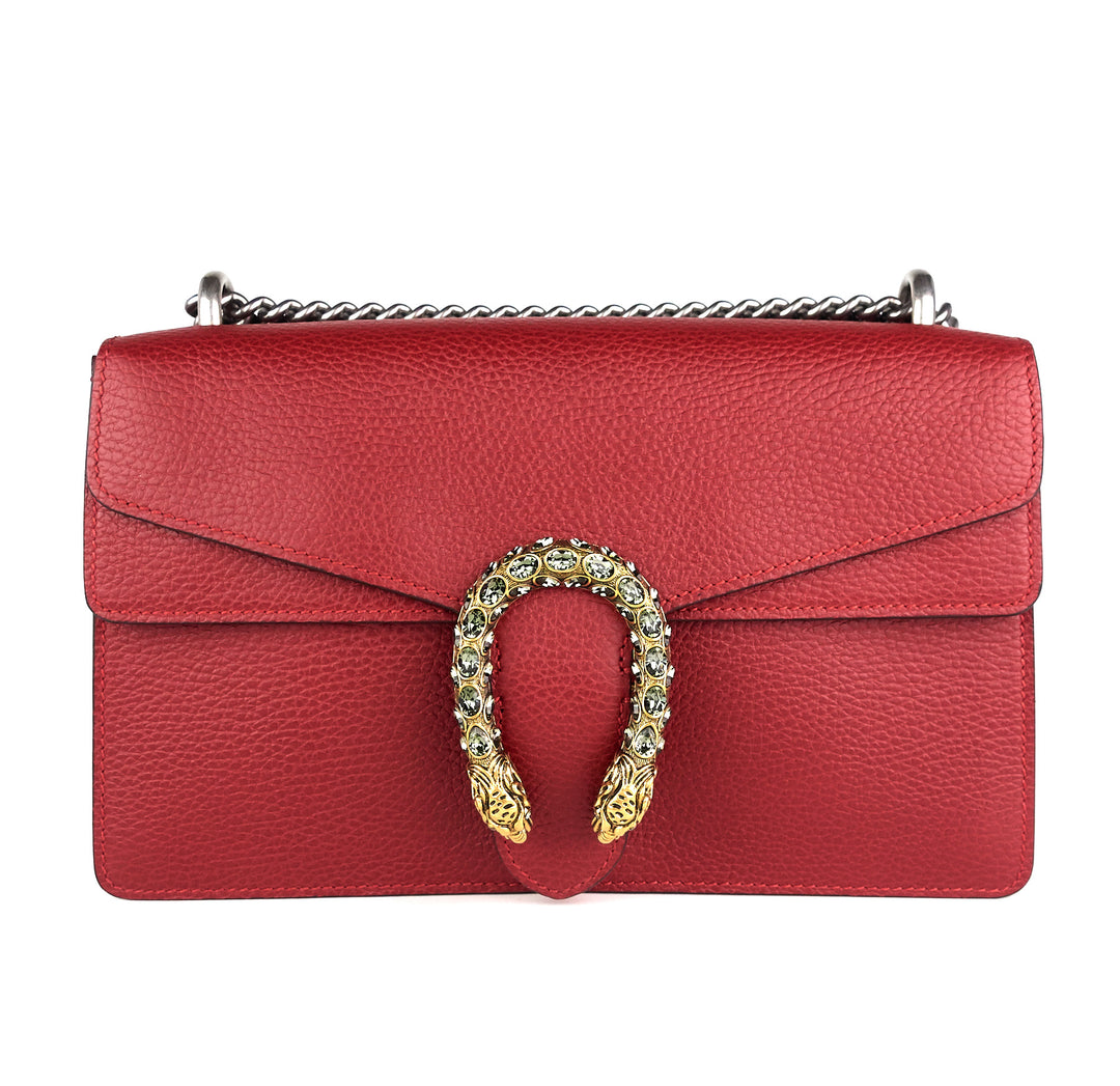 dionysus textured leather small bag