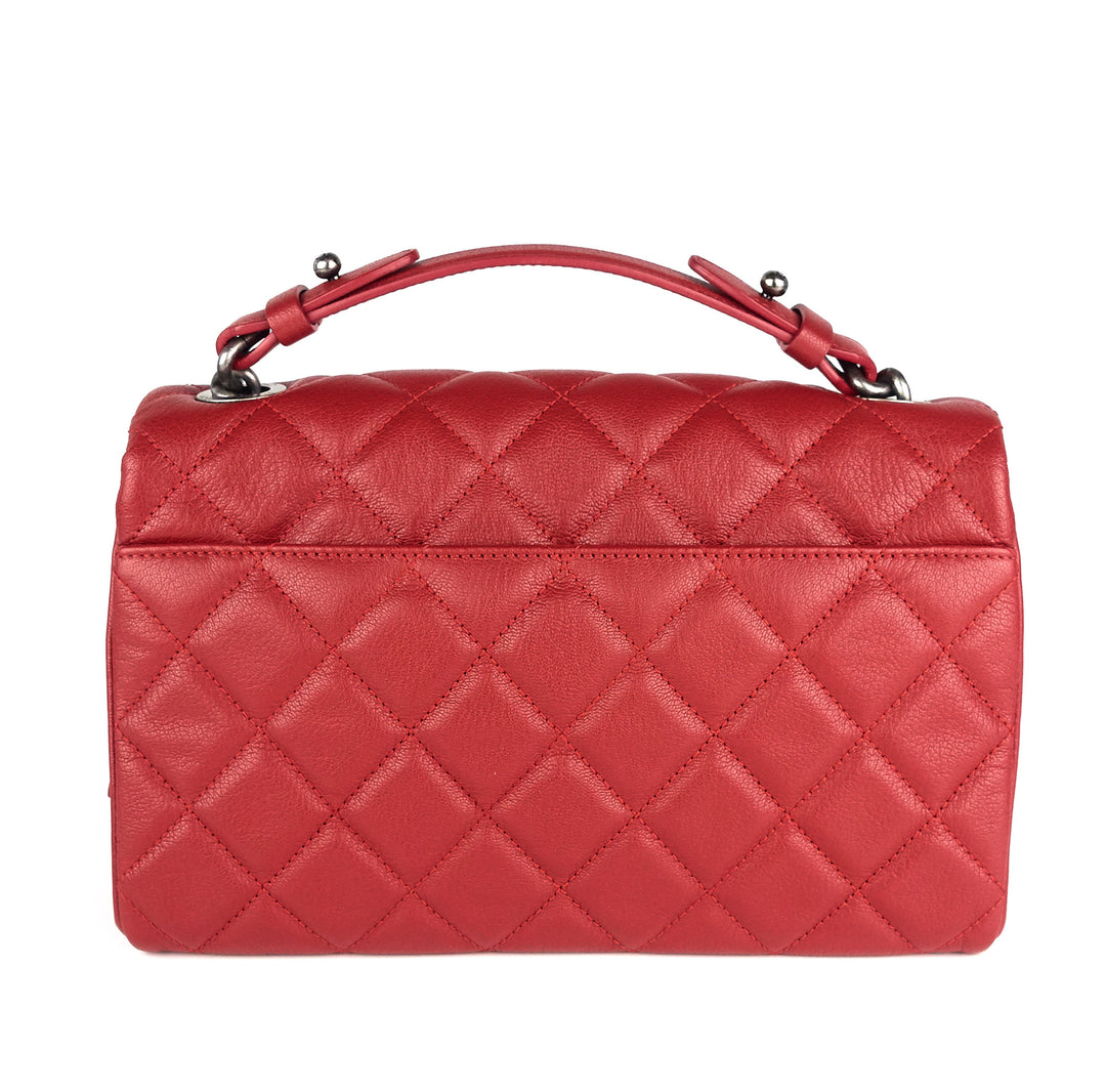 city rock quilted goatskin small bag