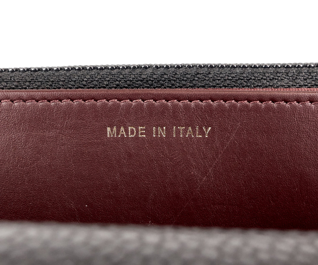 wallet on a chain quilted caviar leather bag