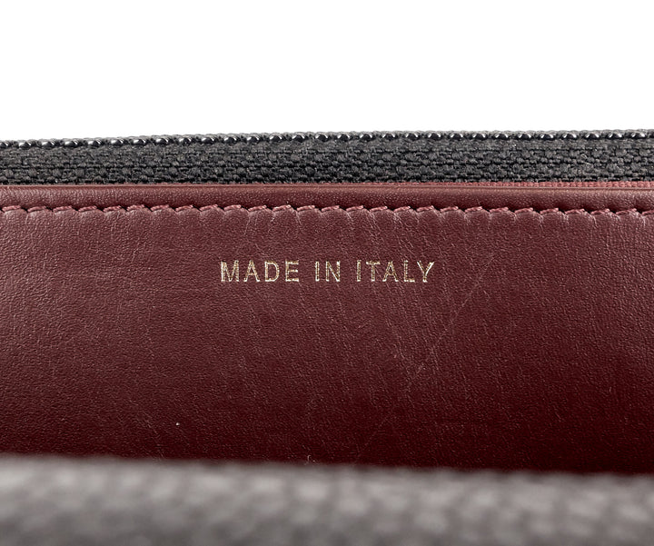 wallet on a chain quilted caviar leather bag