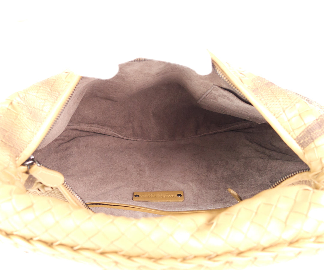 intrecciato nappa leather shadow bag