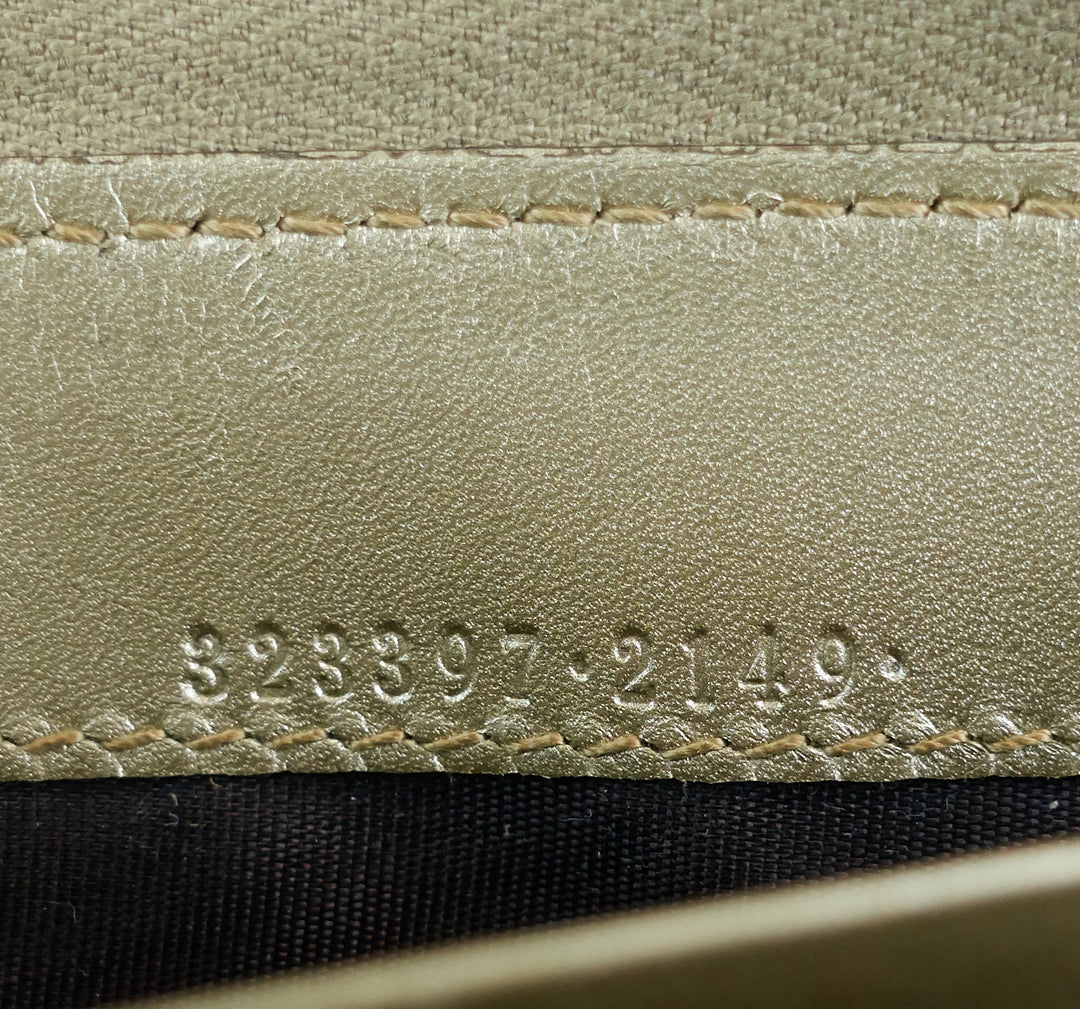 signature zip around guccissima leather wallet