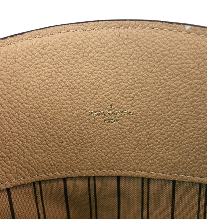 bagatelle monogram empreinte leather hobo bag