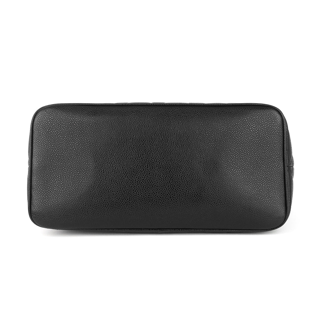 medallion caviar leather tote bag