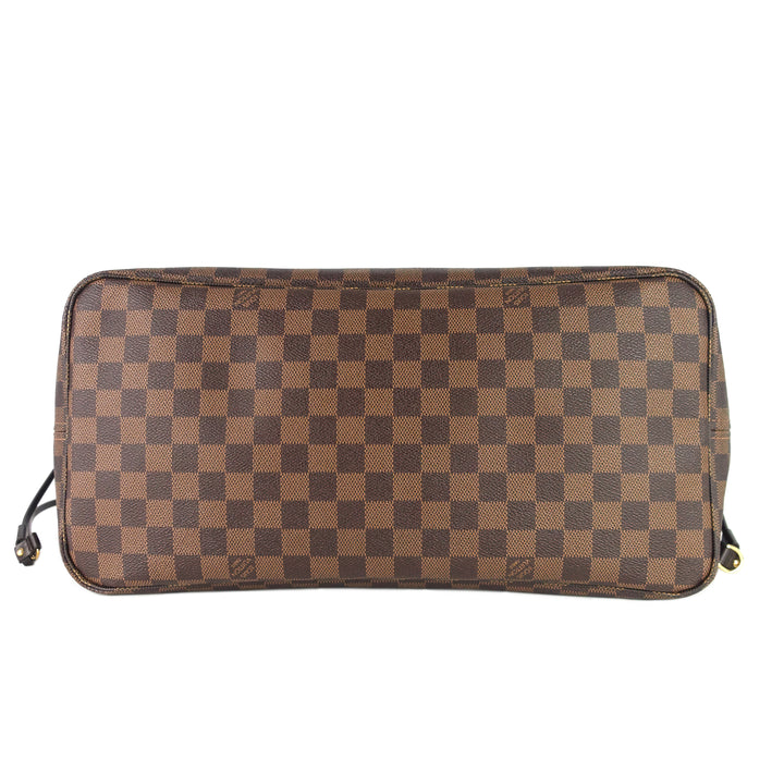 neverfull gm damier ebene canvas tote bag