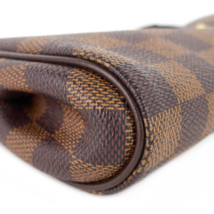 eva damier ebene canvas bag