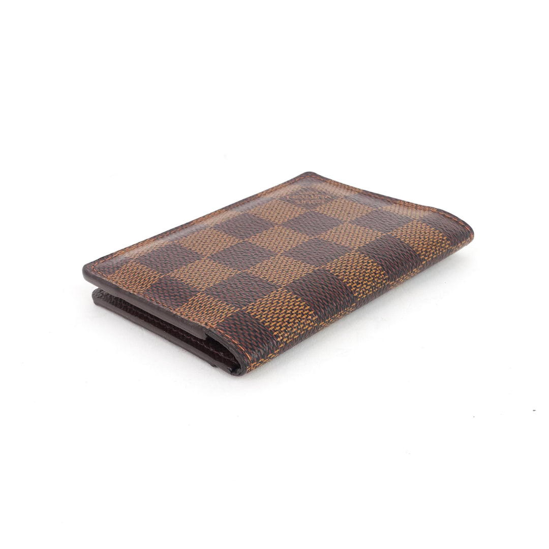 damier ebene canvas pocket organizer