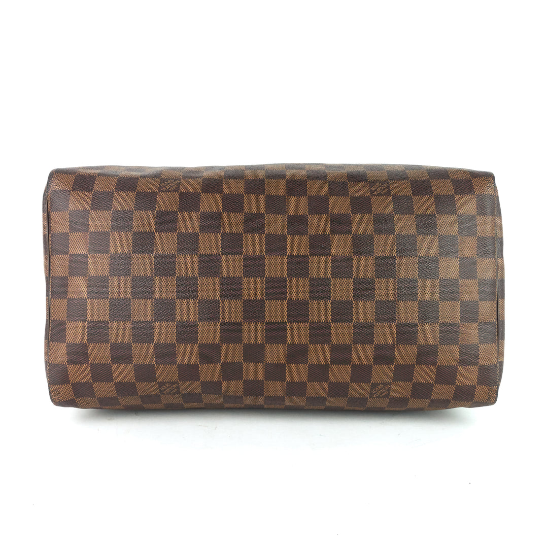 speedy 35 damier ebene canvas bag
