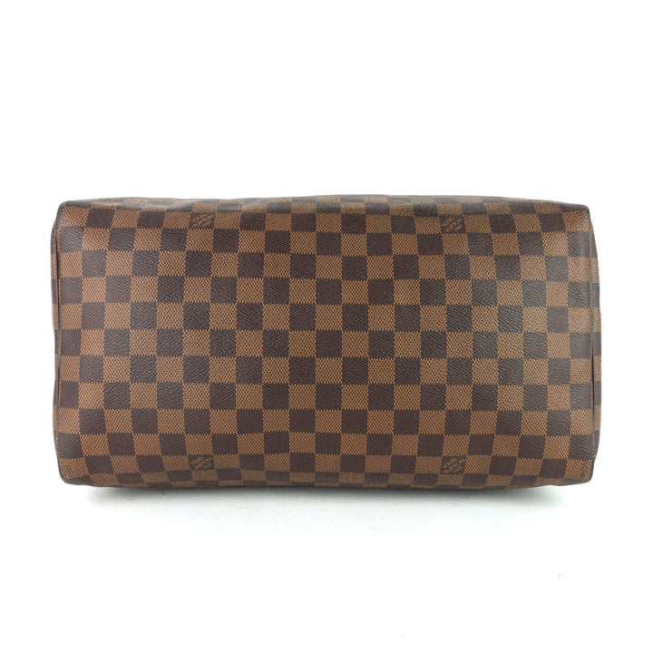 speedy 35 damier ebene canvas bag