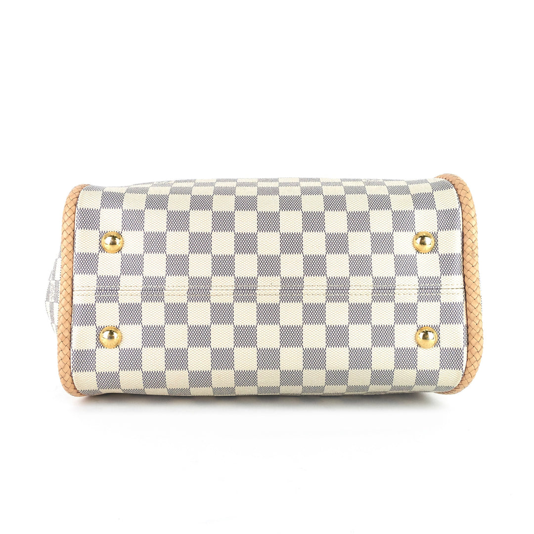 propriano damier azur canvas tote bag