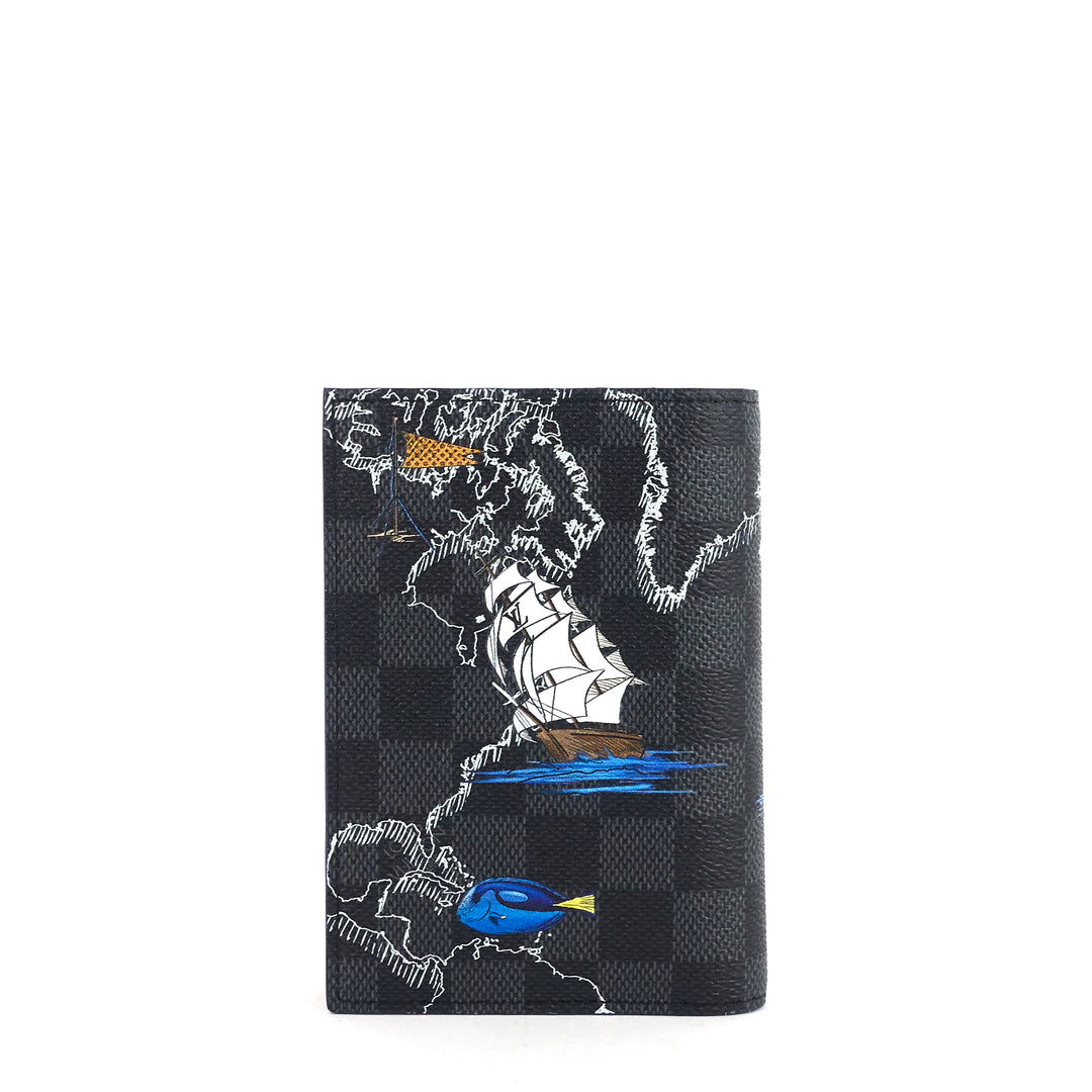 damier graphite map limited edition passport cover