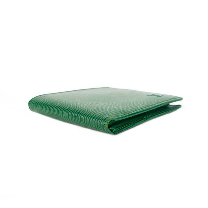 marco green epi leather wallet
