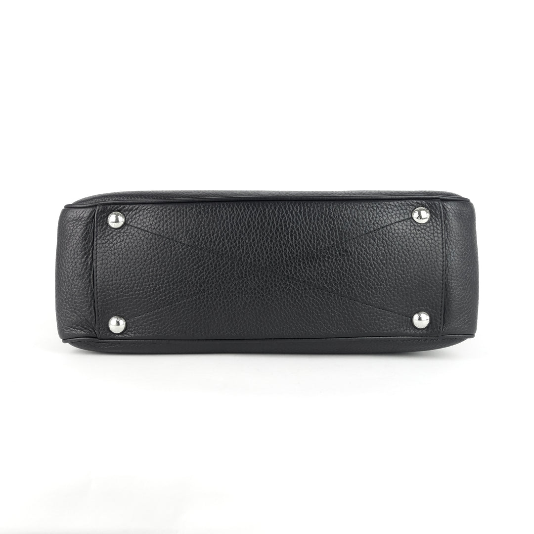 armand taurillon leather messenger bag