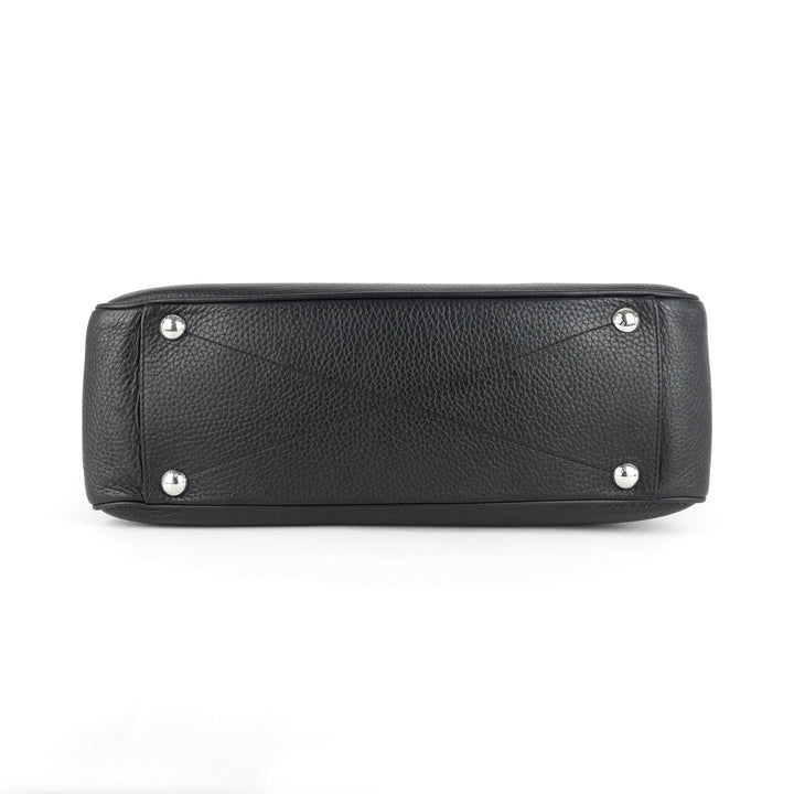 armand taurillon leather messenger bag