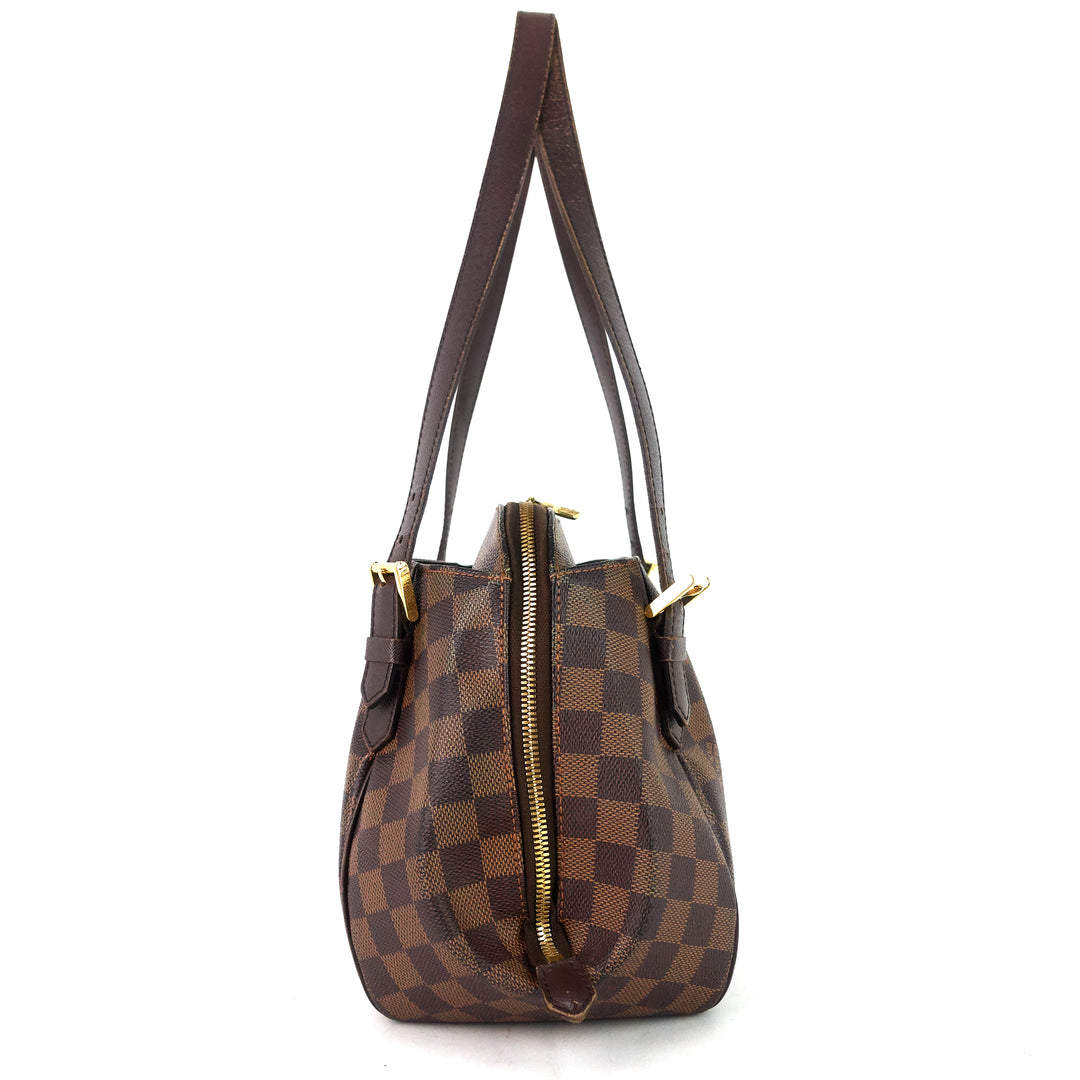 Louis Vuitton Belem Mm Damier Ebene Brw/Pvc/Brown Bag