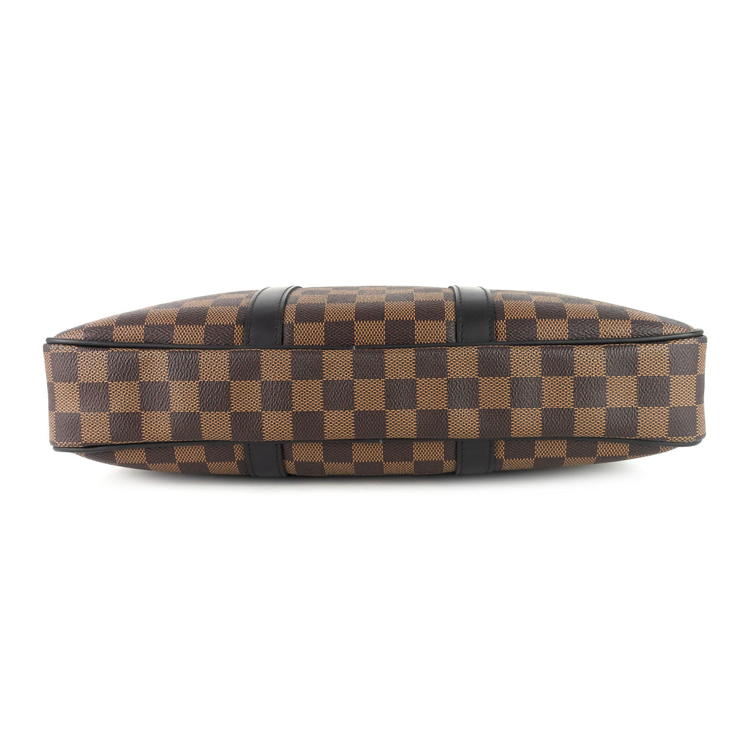 porte-documents voyage pm damier ebene canvas briefcase bag