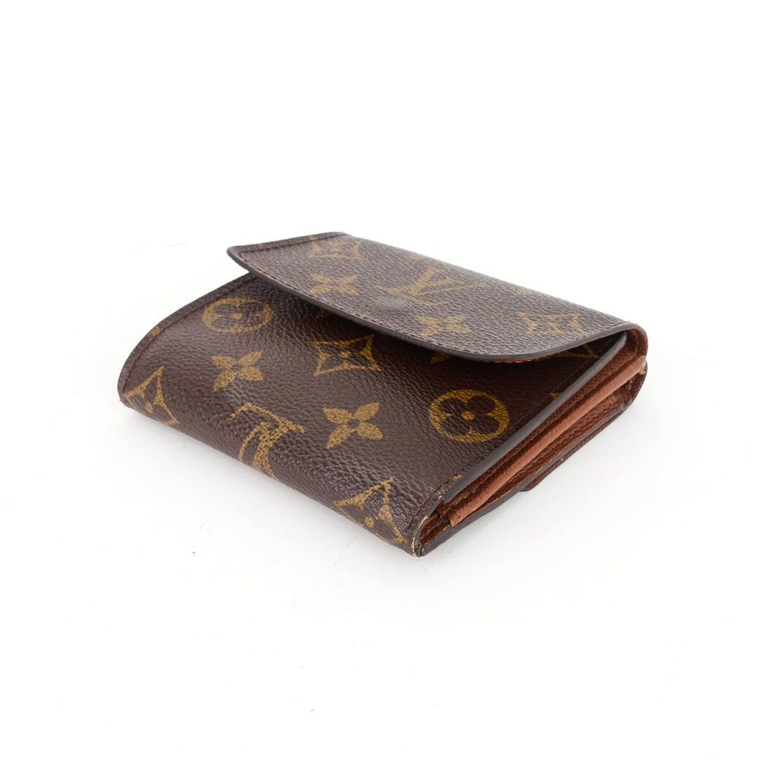 elise monogram canvas wallet