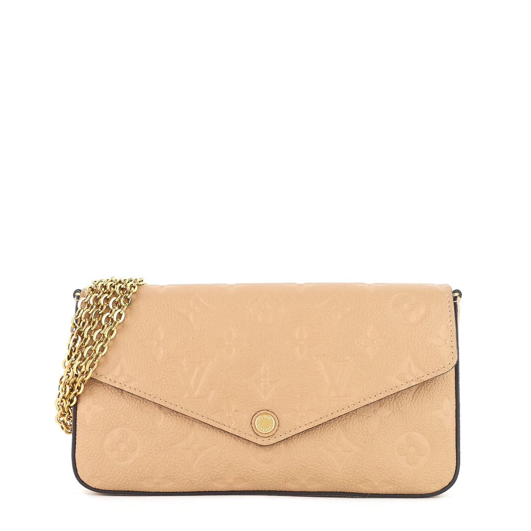 Pochette Félicie Monogram Empreinte Leather Chain Wallet Bag – Poshbag  Boutique