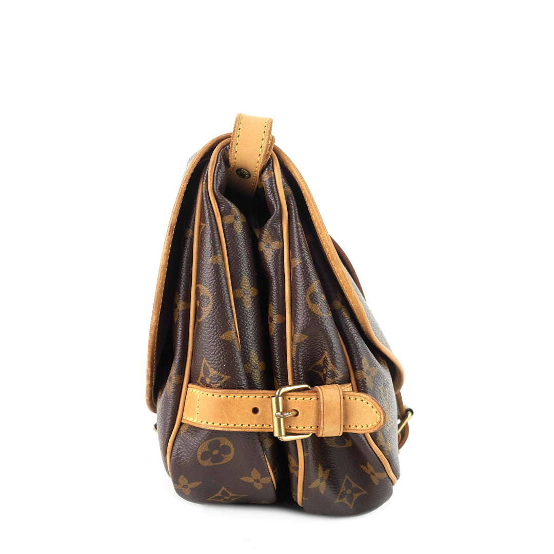 saumur 30 monogram canvas bag