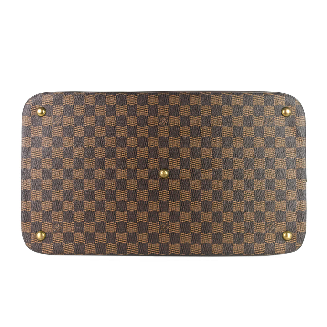 grimaud damier ebene canvas weekender bag