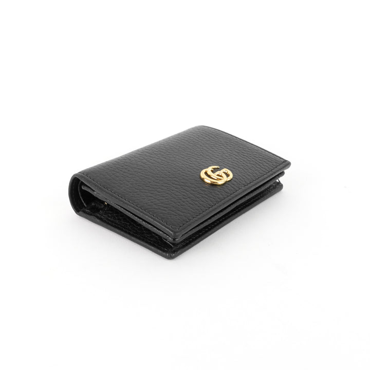 marmont pebbled calfskin card case