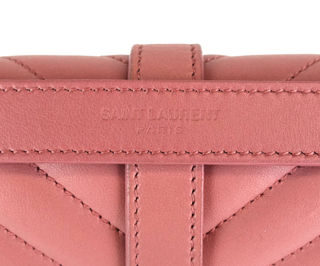 matelasse chevron leather classic monogram medium bag