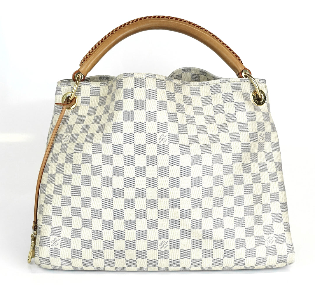Louis Vuitton Damier Azur Artsy MM - White Totes, Handbags