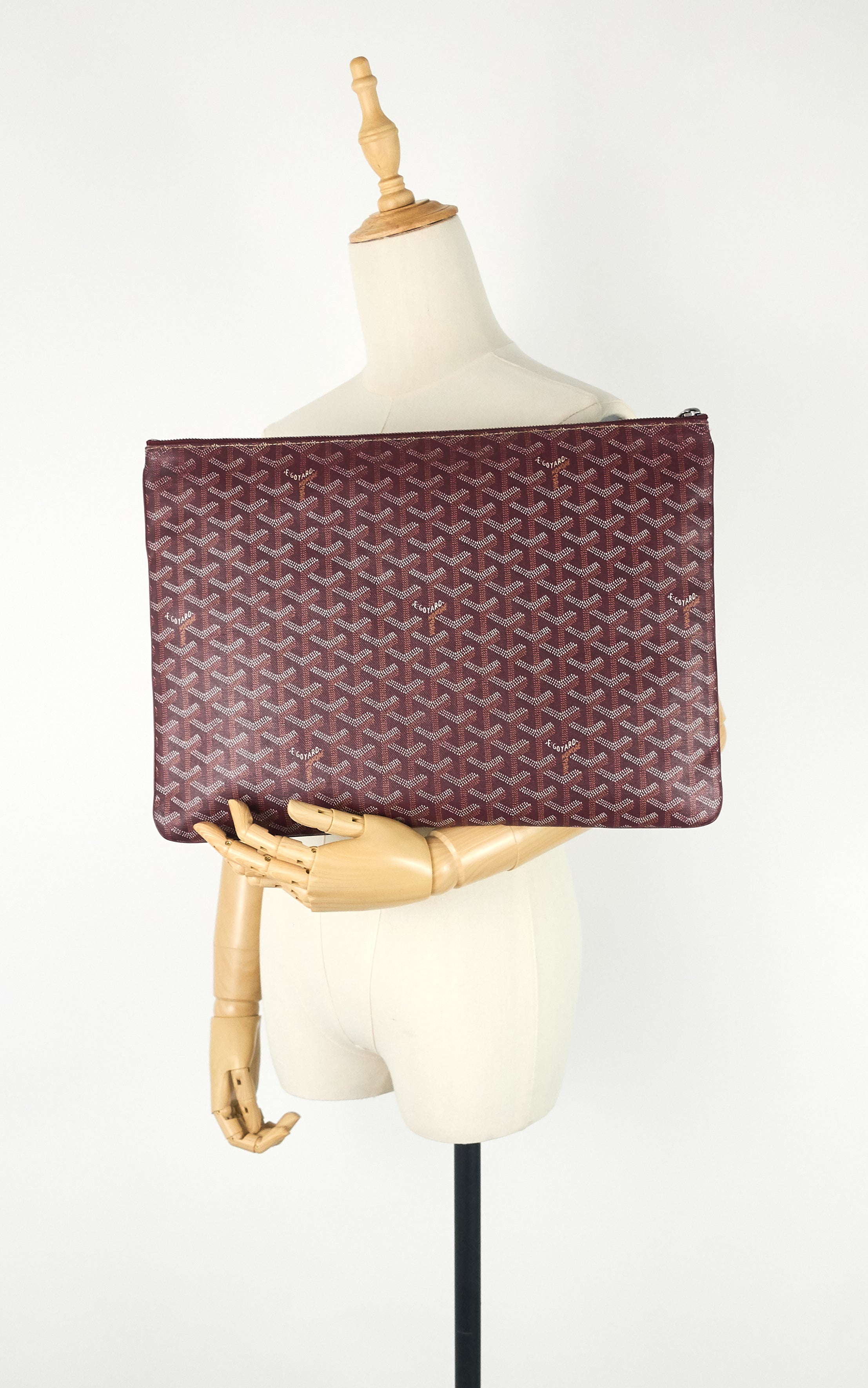 Goyard Senat GM Coated Canvas Zip Pouch – Poshbag Boutique