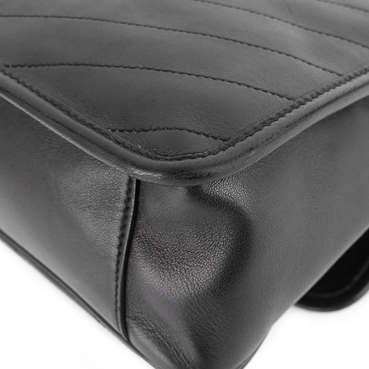 niki medium lambskin leather shoulder bag