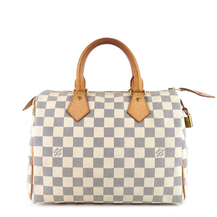 speedy 25 damier azur canvas bag
