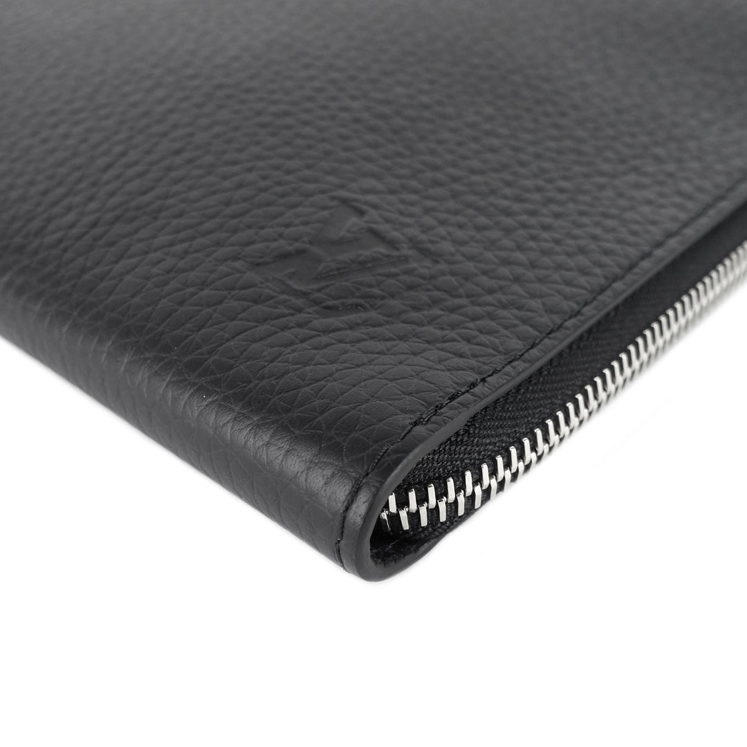 zip around jour gm taurillon leather pochette bag