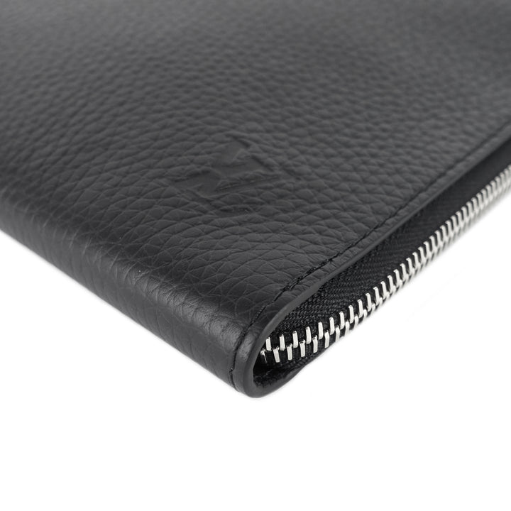 zip around jour gm taurillon leather pochette bag