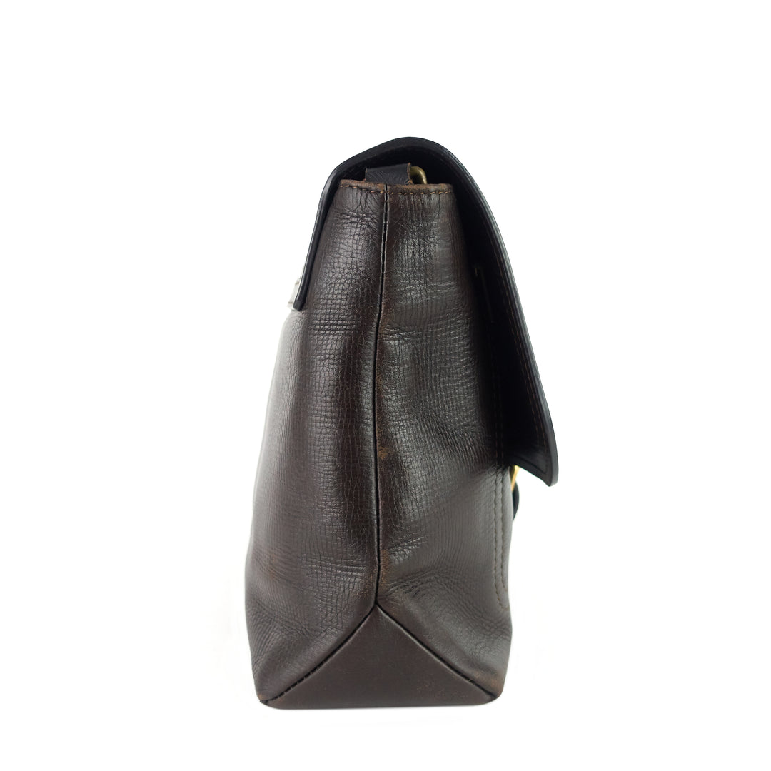 omaha utah leather messenger bag