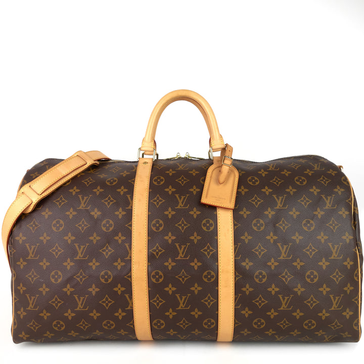 keepall bandouliere 55 monogram canvas bag