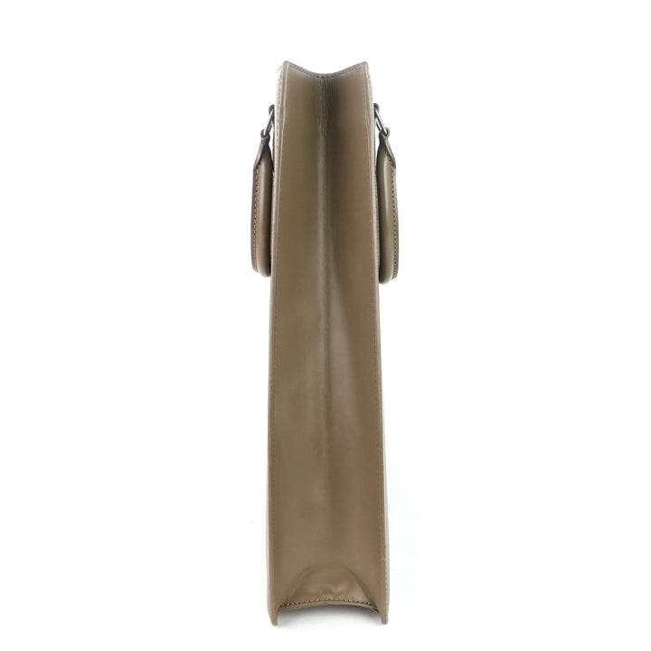 sac plat gm brown epi leather bag