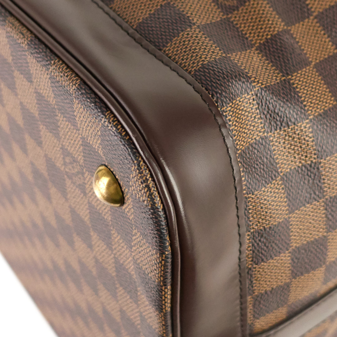 grimaud damier ebene canvas weekender bag